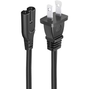 8.2ft Power Cable Replacement for Bose SoundTouch Sereis 10 20 30 Music System Bass Module 500 700 Subwoofer 2 Prong AC Power Cord Cable