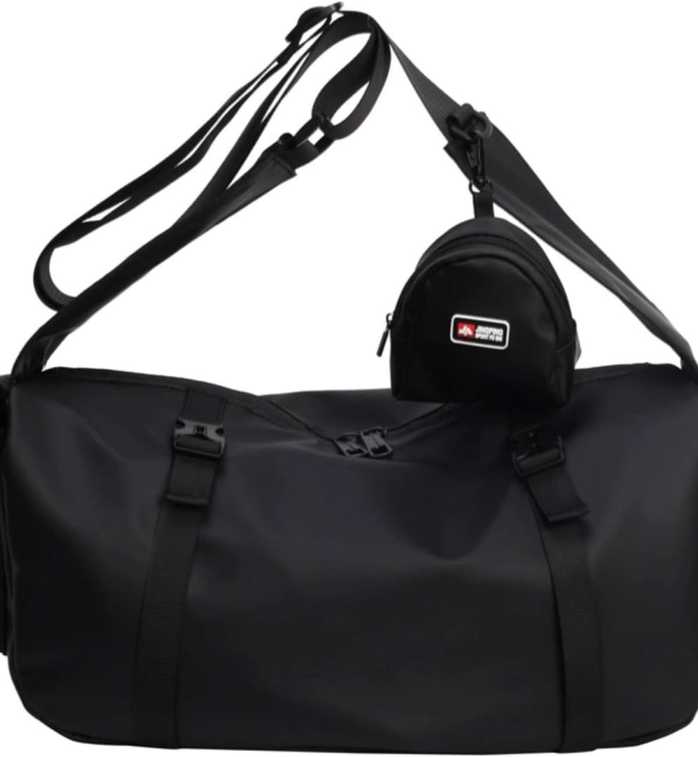 Duffle Bag for Men, Large Gym Travel Bag, Lightweight Weekend Carry On Bag, Multi-Pocket Sports Duffel for Fitness, Work, Overnight, and Short Trips