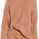 XIEERDUO Womens Sweater Sets 2 Piece Outfits Shorts Athleisure Lounge Wear Fall Fashion 2024