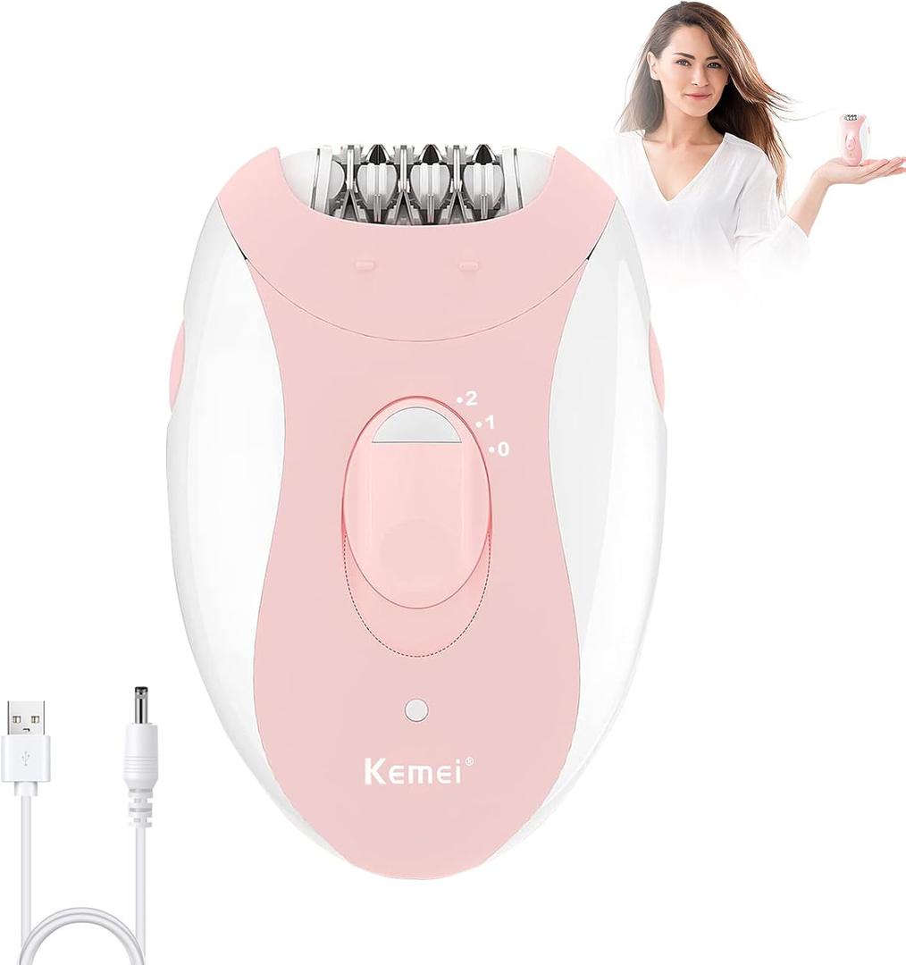 Epilator for Women, Smooth Glide Epilator for Women Face with 2 Speeds, Epilator Smooth Face Trimmer Device, Facial Hair Removal for Face Legs Arms Armpit Bikini