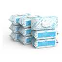 Amazon Elements Baby Wipes, Unscented, 810 Count, Flip-Top Packs (90 Count (Pack of 9))