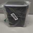 Compost Bin Kitchen, for use on Countertops or Under Sinks, Hanging Trash Can with Lid, for Cupboard/Bathroom/Bedroom/Office/Camping, Mountable Indoor Compost Bucket(Black 0.8 Gallon/3L)