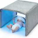Newborn Jaundice Blue Light Therapy Blanket, Portable Bilirubin Biliblanket with 144 LED Lights, Three-Side Cover, No Installation Required