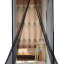 18 Magnets Magnetic Door Screen Fly Mesh Insect Mosquito Nets for Doors Size in 39.37''x82.68''100x210cm