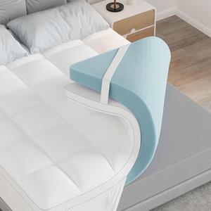 Dual Layer 4.5 Inch Memory Foam Mattress Topper King, 2.5 Inch Cooling Memory Foam, 2 Inch Thick Pillow Top Mattress Pad Cover for Hard Bed, Soft Fluffy & Pressure Relief & Medium Support