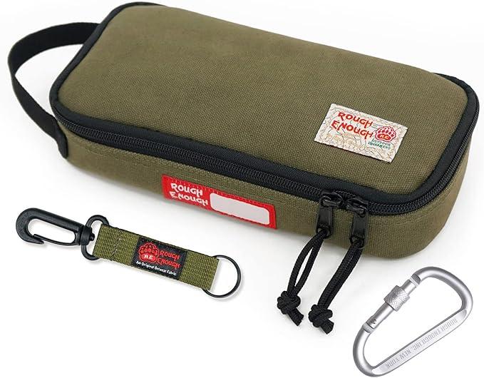 Rough Enough Small Tool Bag Pouch Box EDC Organizer Storage Case for Accessories with Zipper Portable Handle