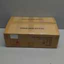 Storage Bins with Lids, 6 Pack Clear Plastic Storage Containers with Magnetic Acrylic Door, 19 Qt Stackable Storage Box for Home,Office Organizing