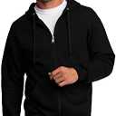 Fruit of the Loom Unisex Adult EverSoft Fleece Full Zip Hoodie Sweatshirt ,Size S