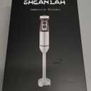 1000W Powerful Immersion Blender Handheld, 2025 New Update Hand Blender with 25-Speed and Heavy-Duty Copper Motor (Silver)