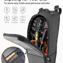 KEMIMOTO Storage Bag Compatible with Can-Am Commander/Maverick Trail/Sport 2011-2023, Center Console Between Seat Seat Organizer Shoulder Storage EVA Water-resistant