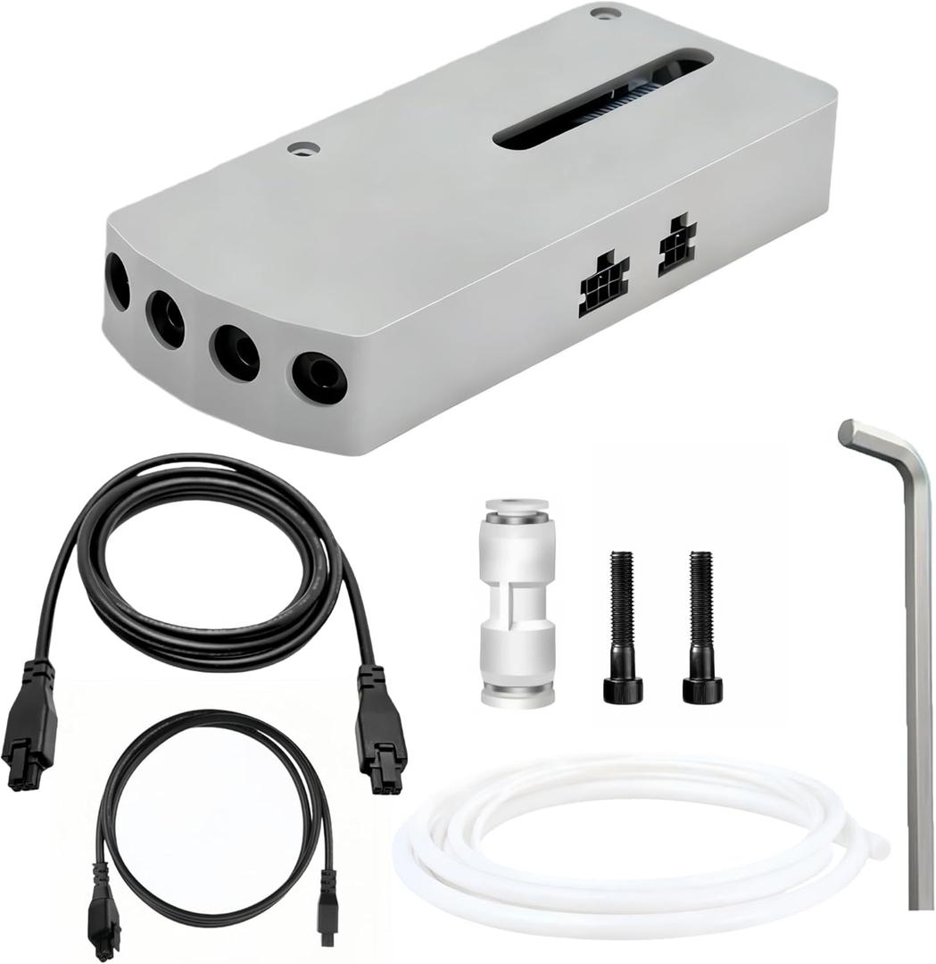 AMS Hub - AMS Filament Buffer 4-in-1 for Bambu Lab X1,P1P,P1S,H2D 3D Printer, Compatible with Bambu Lab AMS, AMS 2 Pro & AMS HT, Enables up to 16 Colors with 4X AMS Units