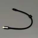 Silkland USB4 for Thunderbolt 4 Cable 1FT/0.3M, 40Gbps Data Transfer, 240W USB C to USB C Fast Charging Cable, 8K Display Support, Short USB C Data Cable Compatible for iPhone 17/16 Series, SSD, iPad