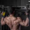 LARA STAR Weight Lifting Wrist Straps for Maximum Grip Support,Lifting Strap for Weightlifting, Gym Grips Hook for Deadlifts, Powerlifting, Heavy Shrug Women/Men (Yellow)