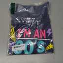 80s Shirts for Women Girls Party T-Shirt I'am an 80's Kindas Girl Tops Vintage Graphic Tee Blue M