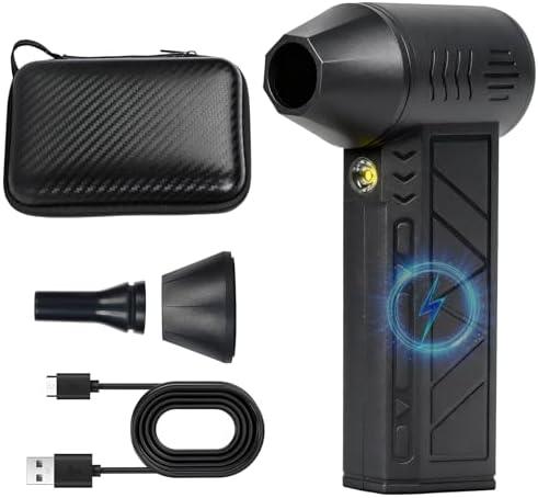 Snow Whiz Turbo Blower,Snow Whiz Turbo Blower with Led,Mini Turbo Snow Blower for Car,3 Gear Adjustable Super Power Turbo Breeze Electric Blow,Snow Remover for Cars,Home,Keyboard,Computer