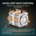 VIVOSUN Commercial Air Pump 1427 GPH 55W 90L/min 12 Outlet for Aquarium and Hydroponic Systems