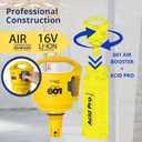 Sprayers Plus 601 Air Booster 2 Gallon Acid Effortless Sprayer - Battery-Powered, Constant PSI, Adjustable Pressure for Optimal Coverage,Superior Chemical Resistance