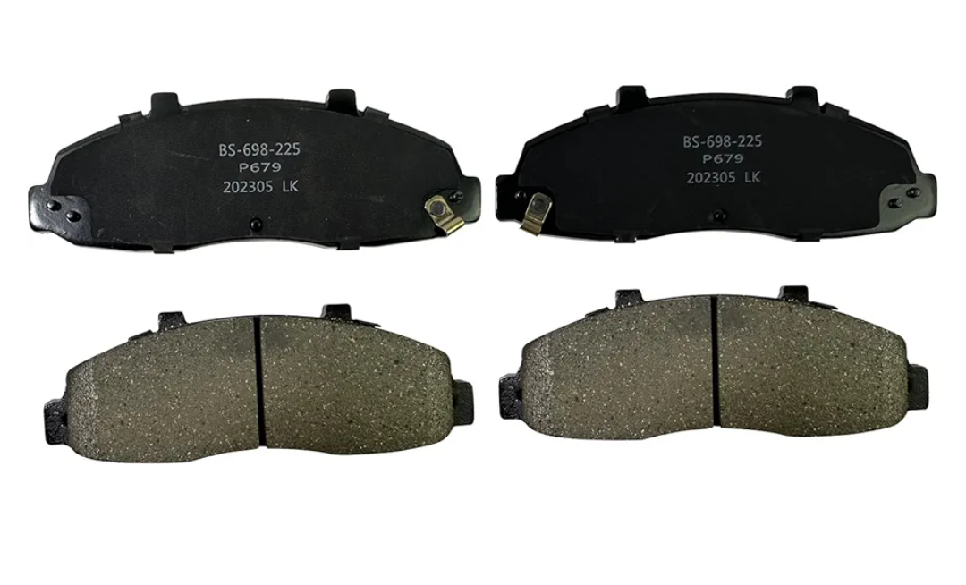 4PCS Front Ceramic Brake Pads Replacement for 1997 1998 1999 2000 2001 2002 2003 Ford F150 Truck for 2002 Lincoln Blackwood