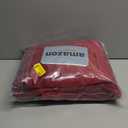 RYB HOME Red Velvet Curtains 102 inches, Back Tab Soft Fabric Room Darkening Thermal Insulated Luxurious Home Decor Curtains for Living Room Bedroom, W 52" x L 102", 2 Panels Set