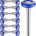 Durable & Quite 2" Sealed 6200ZZ Bearing Nylon Garage Door Rollers Wheel with 11 Ball  4"Stem, 12 Packs