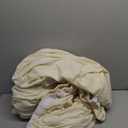 JconesT Cushion Sofa Slipcover 3 Pieces Sofa Covers for T Cushion Couch Soft Couch Covers Sofa Slip Cover Furniture Covers with 2 Individual T Shape Seat Covers (Light Yellow, 2 Cushions)