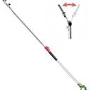 GARTOL Pruner for Garden, Cut Upto 1 Inch & Hold Telescopic Pole Pruner, Fruit Picker with Rotating Blade Head, Lightweight Aluminum Extendable Handle for Tree Branch Cutter, 3.67-5.45 FT, Silver (ZGQ)