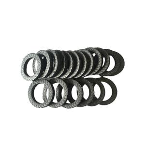 GemmySeal PTFE Graphite Braided Packing Gasket Ring 10Pcs OD83*ID63*10mmT