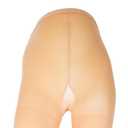 NuVein Sheer Maternity Compression Pantyhose, 8-15 mmHg Support, Lightweight Denier Nylons, Beige, Petite