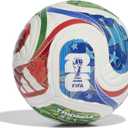 Adidas Unisex-Adult World Cup Mini Soccer Ball, White/Team Royal Blue/Solar Blue/Power Red, 1