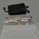 Gaoye 2 Pack Blue Light Blocking Glasses, Retro Round Eyewear Frame Anti Eyestrain Computer Glasses for Women Men - GY1688 (Pink+ Transparent)