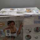 Ingenuity My Bath Seat for Sit-Up Baby Bathing, Sure & Secure Suction Cups, ASTM Safety Tested & Approved, Backrest for Assisted Sitting, Easy Setup & Storage, Gray