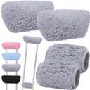 Threlaco Crutch Pads for Armpits and Hand Grips Universal Pads for Crutches Underarm Comfortable Breathable Cotton Fleece Underarm Cushions and Crutch Covers