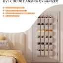 Homyfort Over the Door Shoe Organizer, 24 Large Breathable Mesh Pocket,Space Saving Hanging Shoe Rack,Shoe Storage Holder for Entryway Bedroom Closet
