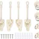 Coolaroo Shade Replacement Parts Bungee Kit and End Cap,Weather Resistance,for Coolaroo Exterior Roller Shade,Outdoor Blinds,Roller Shades(Sand,2 Set)