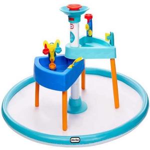 Little Tikes 3-in-1 Splash 'n Grow Outdoor Water Play Table with Accessories and Splash Pad for Kids, Children, Boys & Girls 3+ Years