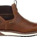 Georgia Boot AMP LT Wedge Waterproof Chelsea Work Boot, Brown, Size 7(M)
