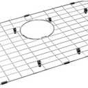 Serene Valley Sink Protector Grid 26-1/16" x 14-1/16", Rear Drain with Corner Radius 3-1/2", 304 Stainless Steel Material NLW2614R, One Size Wide