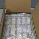 Laundry Hamper with Wheels, 90L Laundry Basket with Handle, Laundry Sorter with Removable Liner Bag (90L-1 Section, Golden+White)