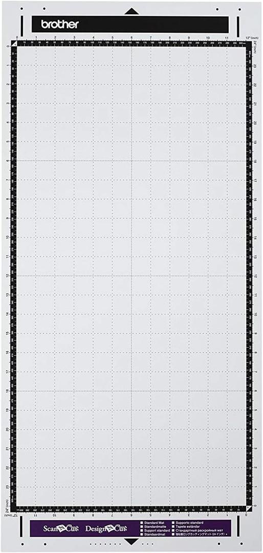 Brother Standard Mat 12”x24”, CAMATSTD24, X-Large, White