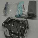 ALVABABY 3pcs Large Baby Swim Diapers with 1pcs Wet Bag Reuseable Washable & Adjustable for Swimming Lesson & Baby Boy and Girl 3ZYKL03 (Large (Pack of 3), Cambridge Blue&gray&white)