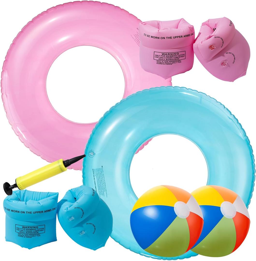 Pool Swim Tubes Rings, Inflatable Pool Floats, Swim Tube Raft