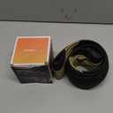 Coverado Car Steering Wheel Cover, Nappa Leather Black & Gray Steering Wheel Covers, Universal 14-15 inch, Anti-Slip, Breathable Steering Wheel Protector for Women Men