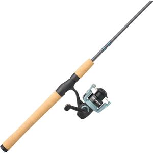 Shakespeare Excursion Spinning Reel and 7' 2-Piece Fishing Rod Combo, Carbon Composite Rod Blank Construction, Premium Cork Handles