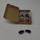 10 Pieces Classic Mirrored Flat Lens Sunglasses Lens Metal Frame Sunglasses for Men Women