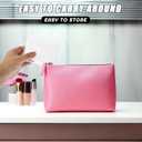 4 Pcs Clear Portable Cotton Swab Ball Holder Travel Cotton Pad Holder Dispenser Cosmetic Sponge Storage Box with Transparent Lid Storage Jar Cosmetic Pad Container Dental Floss Box