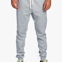 PROGO USA Men's Joggers Sweatpants Basic Fleece Marled Jogger Pant Elastic Waist 3XL