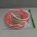 40 Feet Rubber Weather Stripping Door Seal Large Gap, Extra Thick Self-Adhesive D-Shaped Door Weather Stripping Seal Strip for Door Frame Door Insulation Strip Soundproofing (White)