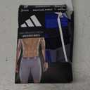 Adidas Men's Performance Mesh Long Boxer Brief Underwear (3-Pack), for Active Sport and All Day Comfort L