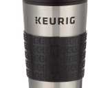 Keurig 3-Month Brewer Maintenance Kit, 7 Count & Travel Mug Fits K-Cup Pod Coffee Maker, 1 Count (Pack of 1), Stainless Steel