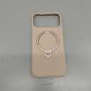 TORRAS Ostand Q3 Silicone for iPhone 17 Pro Max Case, Fit for MagSafe, 360 Spin Kickstand Holder, Soft Liquid Silicone Cozy Grip, Camera Control, Protective Case for iPhone 17 Pro Max, Dune Beige